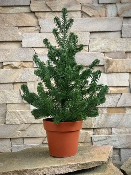 Ёлка Traditional литая в горшке 50 см зелёная новинка | Зображення 6