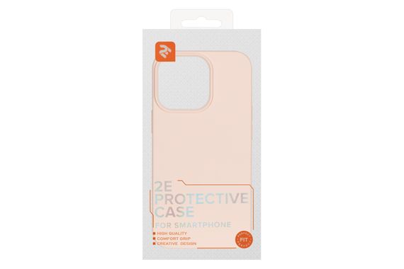Чехол 2Е Basic для Apple iPhone 13 Pro, Liquid Silicone, Sand Pink (2E-IPH-13PR-OCLS-RP) | Зображення 1