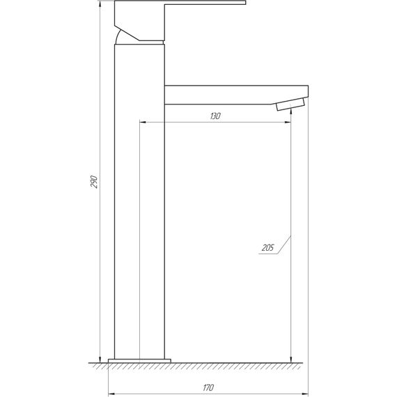 Змішувач для раковини Globus Lux SICILIA SBQ-201 | Зображення 3