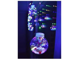 Гирлянда Xmas M-1 Copper curtain ball lamp 7257 Санта, разноцветная