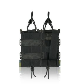 Жесткий усиленный тактический подсумок Kiborg GU Single Mag Pouch Dark Multicam