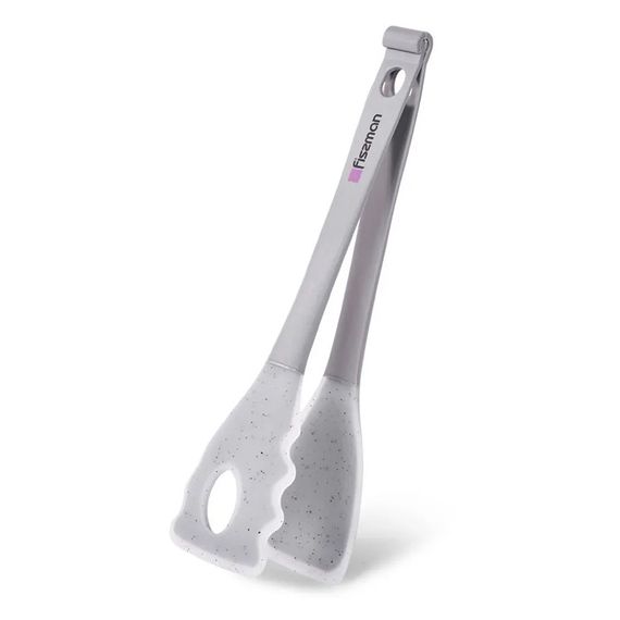 Щипцы-ложка силиконовые Fissman Mauris Grey FS-11425 28 см