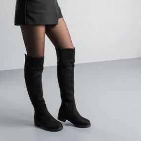 Ботфорты женские зимние Fashion Dinah 3808 36 размер 235 см Черный