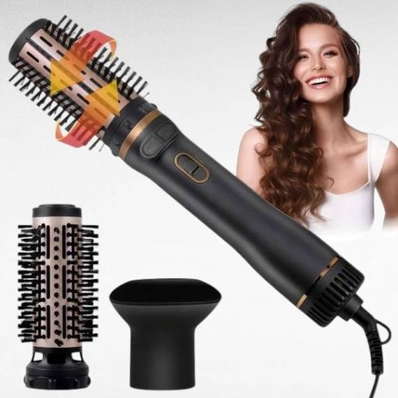 Фен стайлер для укладання та завивки волосся 1000Вт VGR V-496 Чорний