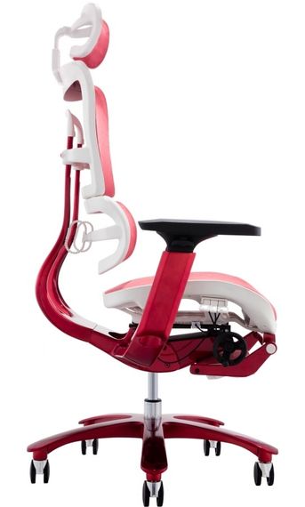Кресло офисное GT RACER X-815L WHITERED | Зображення 9