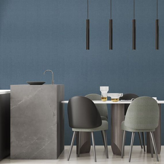 Самоклеюча вініловая плитка в рулоні сіро-синє полотно 0,6*3m*2мм Мат SW-00002035 | Зображення 5