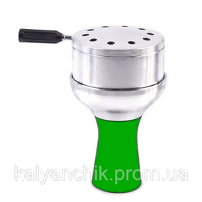 Калауд-чаша для кальяна металлический зеленый