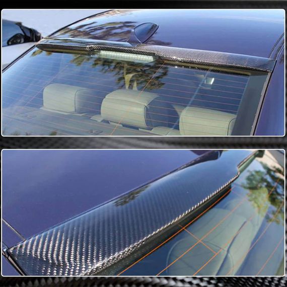 Накладка на спойлер заднего стекла (для SD, Карбон) для BMW 5 серия E-60/61 2003-2010 гг | Зображення 3