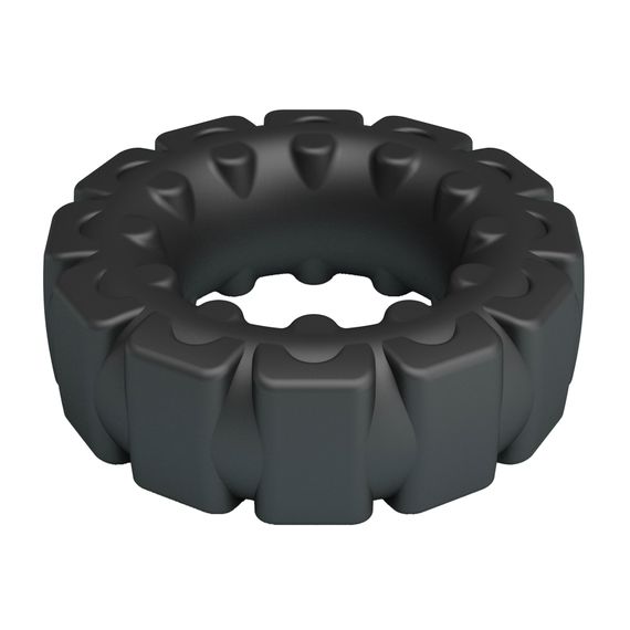 Ерекційне кільце Crazy Bull Laiden Super Soft Silicone Cock Ring – Black | Зображення 3