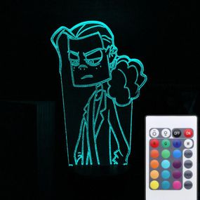 Акриловый светильник-ночник с пультом 16 цветов Dee Metal Family tty-n002121