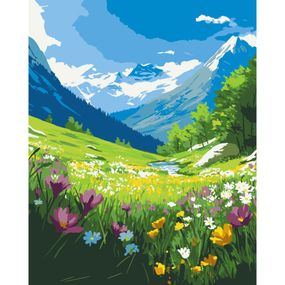 Картина за номерами "Альпійська весна" 11075-AC 40х50 см