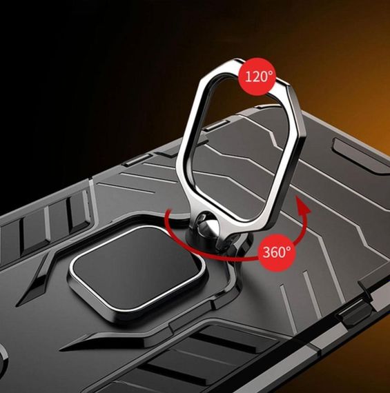 Чехол бампер Primolux Ring Armor для Realme C53 / Realme C51 - Black | Зображення 5