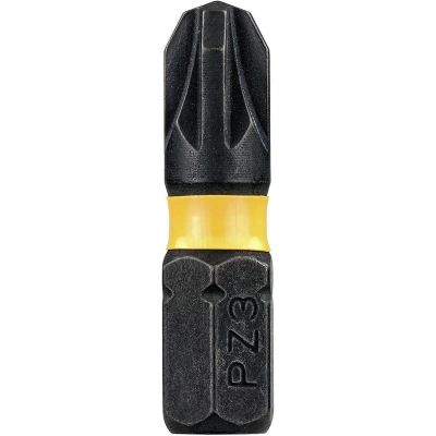 Набор бит DeWALT IMPACT TORSION, ударные, Pozidriv, Pz3, L= 25 мм, 5 шт (DT7388T) | Зображення 1