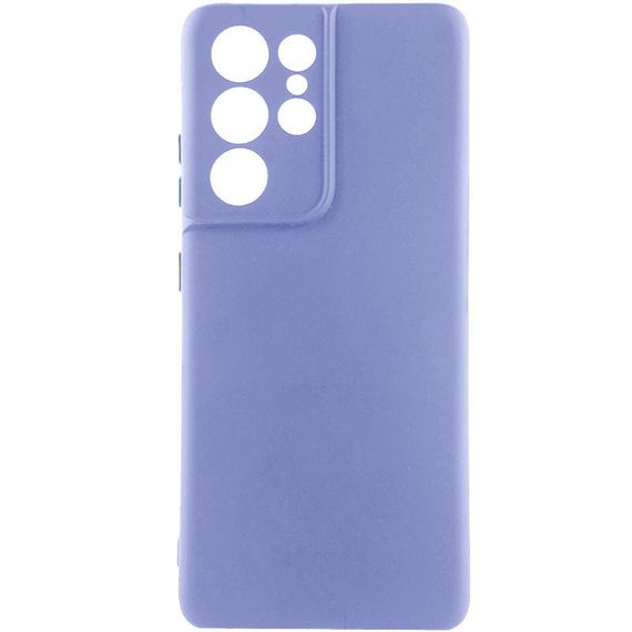 Чохол Silicone Cover Lakshmi Full Camera (A) для Samsung Galaxy S23 Ultra, Фіолетовий