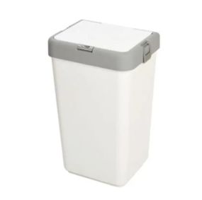 Кошик для білизни Motek білий 40 л (MT-08)