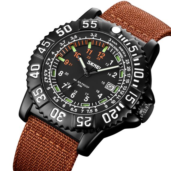 Чоловічий годинник Skmei 9281BN Brown | Зображення 1