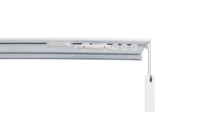 Карниз алюминиевый  двухрядный на шнуровом приводе Техно 15.2S премиум 400см.