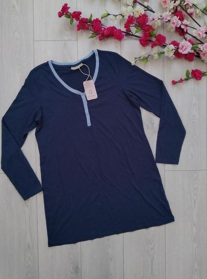 Домашняя женская туника удлиненная футболка