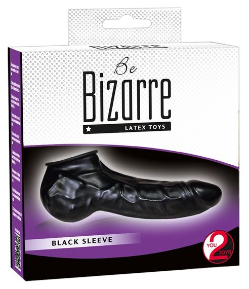 Насадка на член - Be Bizarre Black Sleeve