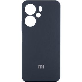 Чохол Silicone Cover Lakshmi Full Camera (AAA) with Logo для Xiaomi Redmi 13C 4G/5G / Poco C65/M6 5G Сірий / Dark Gray