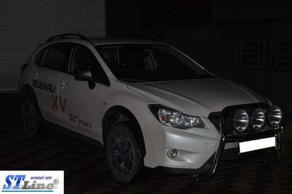 Кенгурятник WT018 (нерж.) для Subaru XV 2011-2017 рр | Зображення 2
