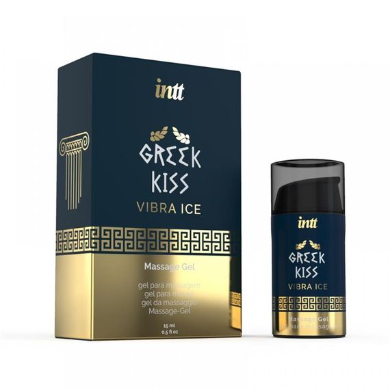 Гель для риммінгу (анілінгуса) та анального сексу Intt Greek Kiss з вібрацією sexstyle