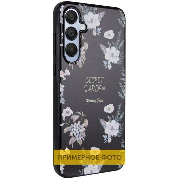 TPU+PC чехол Secret Garden для Xiaomi Redmi 13C / Poco C65 Black