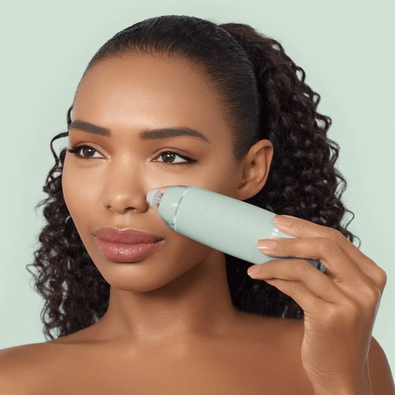 Мікродермабразійний пристрій для видалення чорних цяток GESKE MicroDermabrasion Blackhead Remover 7в1 green | Зображення 3