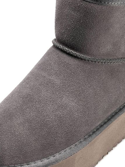 Угги UGG Classic Mini Platform Grey Fur 39 25 см | Зображення 8