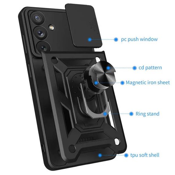 Ударостійкий чохол Camshield Serge Ring для Samsung Galaxy A55 | Зображення 3