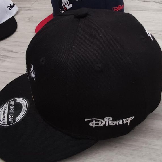 Кепка дитяча снепбек (Snapback) в стилі  Hello Mickey (Міккі) Чорний 50-54р (3220) | Зображення 1