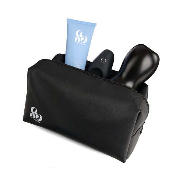 Подарунковий набір для нього So Divine (Велика Британія) — Pleasure Cup, віброкільце, лубрикант на водній основі, сумочка | Зображення 1
