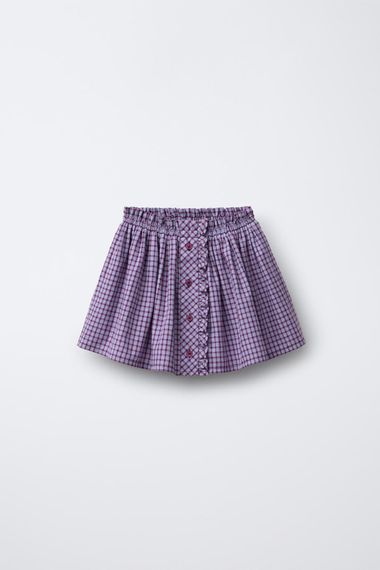 Підліткова спідниця-шорти для дівчинки Zara 164 см Бузкова (26021006F)