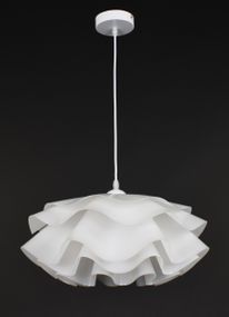 Люстра підвісна на 1 лампочку 27946 Білий 25-140х40х40 см.