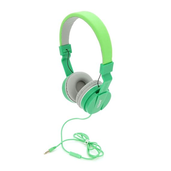 Наушники ведущие Jedel WAVE6,с микрофоном,Green,Box | Зображення 1
