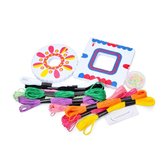 Детский набор творчества "New babylon" 11888C нитки 10 штук 10 цветов | Зображення 1