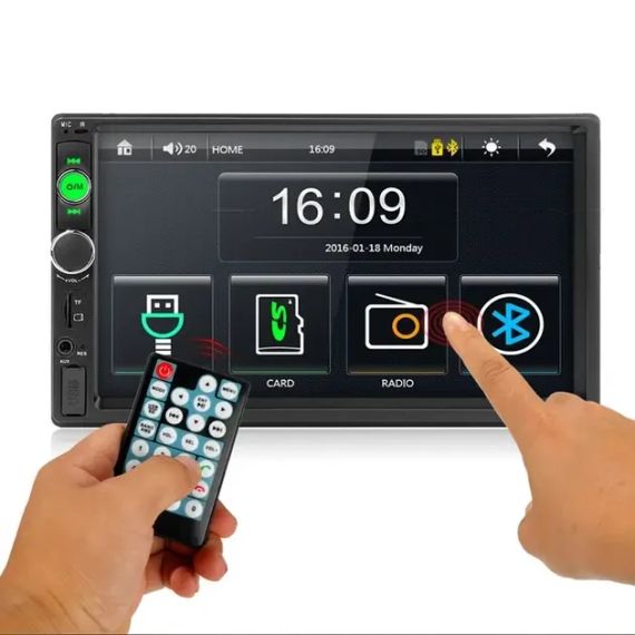 Автомагнитола CML-PLAY 7010B 2DIN с пультом ДУ (сенсорный экран) | Зображення 1