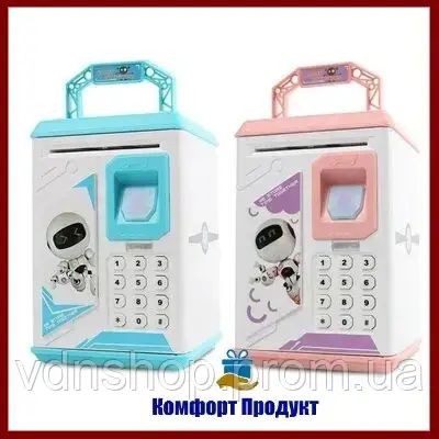 Електронна Скарбничка сейф з відбитком пальця та кодовим замком «BODYGUARD» + купюроприймач | Зображення 1