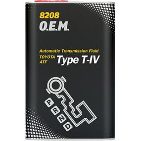 Трансмиссионное масло Mannol 8208 O.E.M. TYPE T-IV AUTOMATIC SPECIAL 1л (MN8208-1ME)
