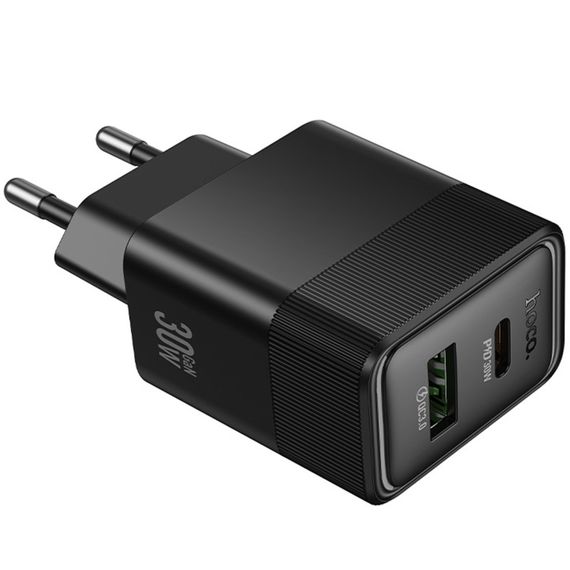 МЗП Hoco CS112A Lounge PD30W+QC3.0 (1USB-A/1C) Black | Зображення 4