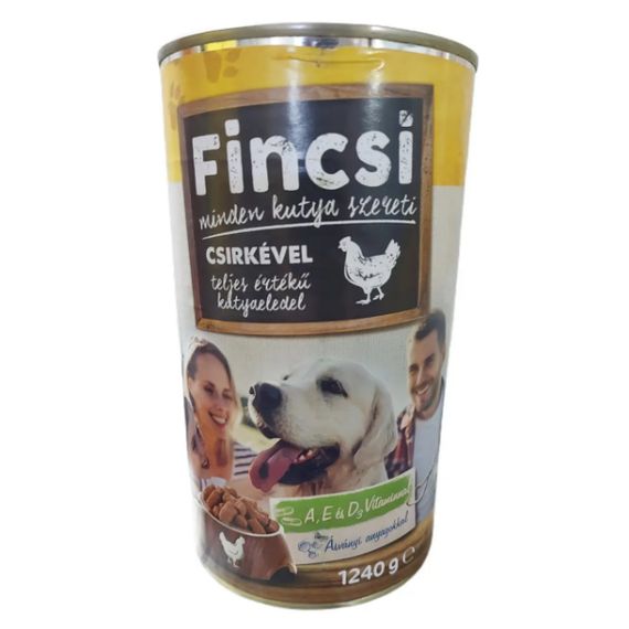 Fincsi Курка, Консерва для собак, 1,24 кг