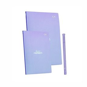 Набор блокнотов 4Profi Title violet 2 блокнота, 1 ручка Фиолетовый 900428