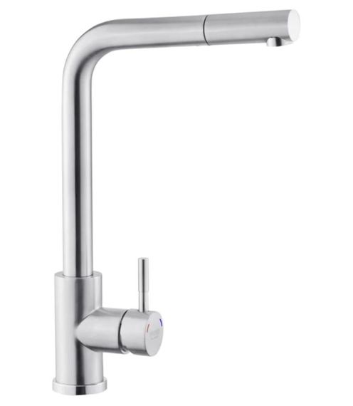Змішувач для кухні з висувним виливом Kroner KRP Edelstahl Klassisch - ESG03917 (CV032284)