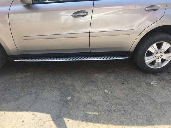 Бокові пороги OEM (2 шт., Алюміній) для Mercedes ML W164 | Зображення 2