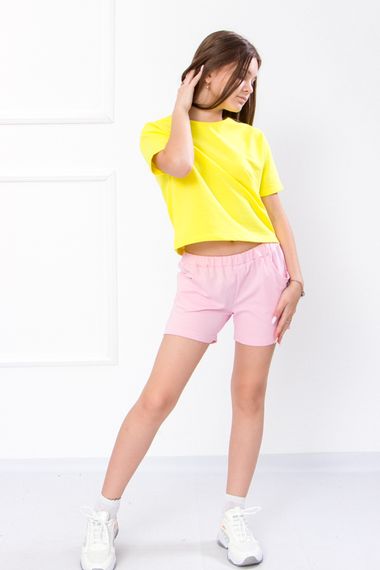 Шорти для дівчинки Носи своє 152 Рожевий (p-5580-76255)