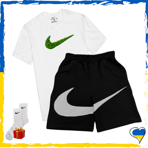 Комплект шорти Nike Big Swoosh та футболки 2шт Nike. Комплект Найк Біг Свуш XS/S | Зображення 3