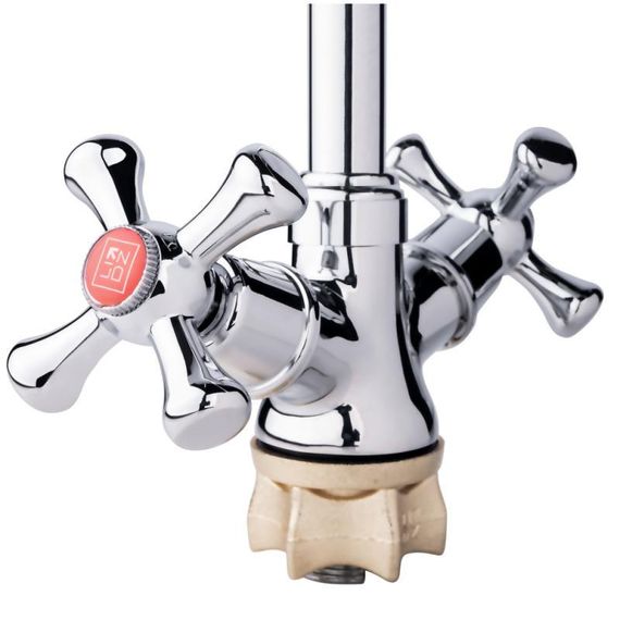 Змішувач для кухні Lidz Lamb 274F двохвентильний з гнучким виливом LDLAM274FCRM35074 Chrome | Зображення 2