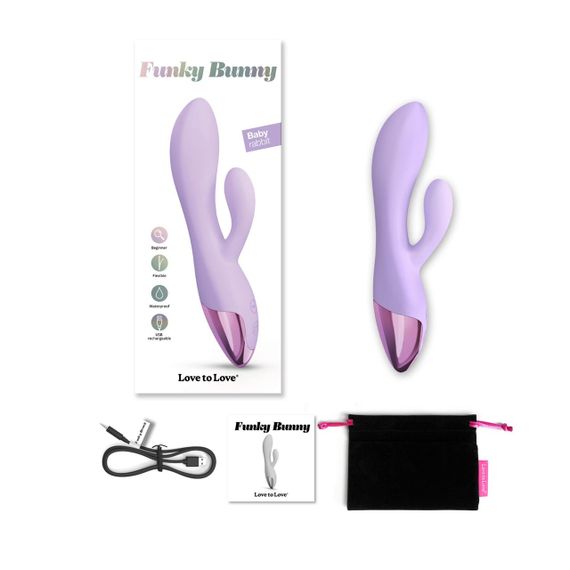 Вібратор-кролик Love To Love FUNKY BUNNY - VIVA MAUVE Sex Aura | Зображення 4