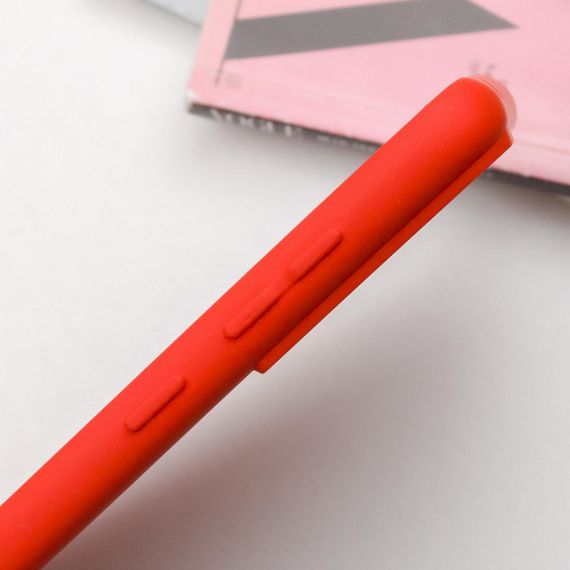 Чохол TPU GETMAN Liquid Silk Full Camera для Samsung Galaxy S21 FE Червоний / Red | Зображення 3