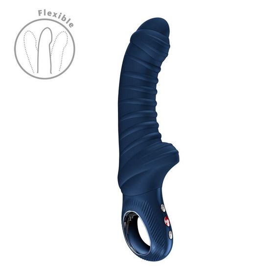 Вібратор для точки G Fun Factory TIGER Nightblue, ребристий, підходить для анальної стимуляції Sex Aura